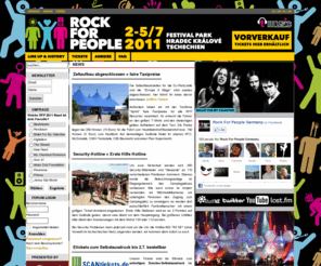 rockforpeople.de: ROCK FOR PEOPLE FESTIVAL - NEWS
Rock For People Festival