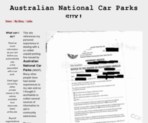 ancpsux.com: Australian National Car Parks (ANCP) SUX
Australian National Car Parks SUX