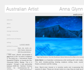 annaglynn.com: Index Welcome Anna Glynn Australian Artist
Australian Art by contemporary Australian artist Anna Glynn for art investors and art collectors which is evocative and poetic. 