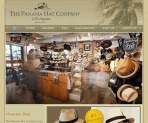 perfectpanamas.com: Panama Hat Company of St. Augustine offers Panama, Fedoras, Raffia and Stingy Brim Hats
The Panama Hat Company of St Augustine Specializes In Panama Hats as well as Fedoras, Raffia and Stingy Brim Headwear