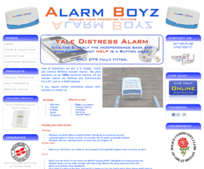 alarmboyz.co.uk: Alarmboyz
Alarmboyz supplying and servicing alarms throughout Wrexham, Chester, Flintshire, Wirral, Shropshire and North Wales