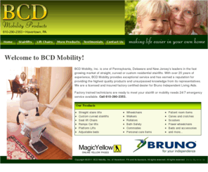 bcdmobility.com: BCD Mobility Stairlifts PA NJ DE
Local