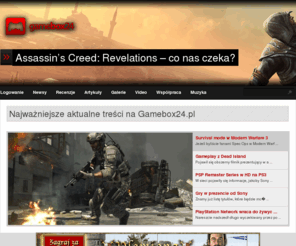 gamebox24.pl: Gamebox24.pl | Portal o grach konsolowych - zapowiedzi, recenzje, newsy, publicystyka, konkursy
Portal o grach konsolowych - zapowiedzi, recenzje, newsy, publicystyka, konkursy