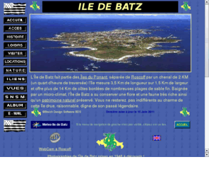 ile-de-batz.org: Ile de Batz
il existe à l'ile de batz plusieurs possibilités de  locations et d' hébergements cette ile dont l'accès s'effectue en un quart d'heure de bateau est chargée d' histoire et vous offre de nombreuses visites dont le phare et le jardin Delaselleainsi que de nombreux loisirs...