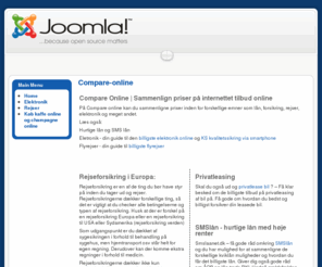 compare-online.dk: Compare-online
Sammenlign inden for rejser, forsikring, restauranter og lån