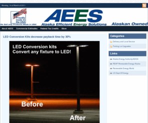 led-ak.com: Alaska Efficient Energy Solutions
Energy Auditing, LED Lighting and Renewable Energy