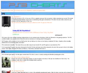 ps3cheats.eu: PS3 Cheats - PlayStation 3 Games and Game Cheats
PlayStation 3 games and game cheats.