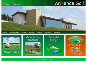 artxandagolf.com: A R T X A N D A _ G O L F
Nuevo Club Artxanda Golf, abierto de par en par para disfrutar del golf a 10min de Bilbao.Modernas instalaciones,bar restaurante, tienda y escuela de golf