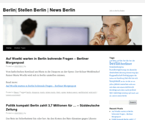 stellen-berlin.com: Berlin |Stellen Berlin | Stellenangebote Berlin | Nachrichten Berlin
Stellen-Berlin mehr Jobs mehr Stellenangebote mehr Nachrichten aus Berlin