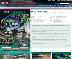 tuboscope.com: National Oilwell Varco
National Oilwell Varco is a worldwide leader in providing major mechanical components for land and offshore drilling rigs, complete land drilling and well servicing rigs, tubular inspection and internal tubular coatings, drill string equipment, extensive lifting and handling equipment, and a broad offering of downhole drilling motors, bits and tools. National Oilwell Varco also provides supply chain services through its network of distribution service centers located near major drilling and production activity worldwide.