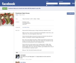 christmasinlaurel.com: Incompatible Browser | Facebook
 Facebook is a social utility that connects people with friends and others who work, study and live around them. People use Facebook to keep up with friends, upload an unlimited number of photos, post links and videos, and learn more about the people they meet.