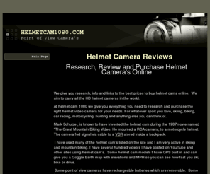 m0ab.com: Contour Wearable HD Video Cameras
ContourHD and ContourGPS helmet camera point of view wearable video records 1080p HD video on micro SD. These lightweight  helmet cameras are compatible with many mounting options. These all in one HD video cameras capture 1080p video better than any HD helmet cam or action camera on the market.The ContourGPS by Contour is the first GPS Video Camera and ContourHD is the first 1080p Helmet Cam. ContourGPS captures real-time GPS and HD video. ContourGPS captures real-time GPS and HD video.    