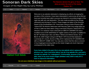 sonorandarkskies.com: Sonoran Dark Skies
This web site was created to display images of the night sky.