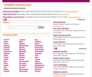 courier-service.net: Courier Service Directory & Reviews - courier-service.net
Find the best local courier service near you at courier-service.net. Read the reviews and add your comments.