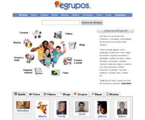 egrupos.net: eGrupos, El último destino para comunicarte, conectar, comerciar ¡y mucho más!
El último destino para comunicarte, conectar, comerciar y mucho más!