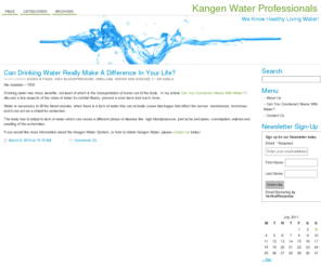 kangenwaterprofessionals.com: Kangen Water System - Kangen Water Professionals
Your Kangen Water System will produce Alkaline water, Low pH water, High pH - 2.5 to 11.5 pH water, clustered water, ionized, alkaline water and more.