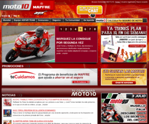 mapfreasparteam.es: Moto 10
Sigue el campeonato del mundo con los pilotos del MAPFRE ASPAR TEAM.