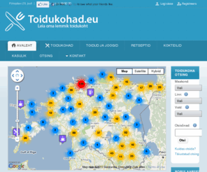 toidukohad.eu: Söögikohtade otsing ja hindamine - Toidukohad.eu
Leia oma lemmiktoidukoht ja anna sellele oma hinnang. Kirjuta ja loe toidukohtade, toitude, jookide, retseptide ja kokteilide hinnanguid.