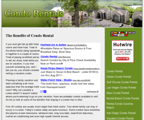 condoesguide.com: Condo Rental
The Benefits of Condo Rental