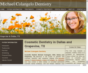 fortworth-dentist.com: Dr. Michael Colangelo DDS, Fort Worth, Grapevine, Dallas Dentist
Dr. Michael Colangelo is a dentist serving Fort Worth, Grapevine and Dallas