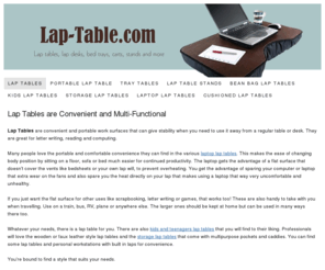 lap-table.com: Lap Tables
 Lap Tables and Lap Desks - Portable. Affordable. Comfortable. 