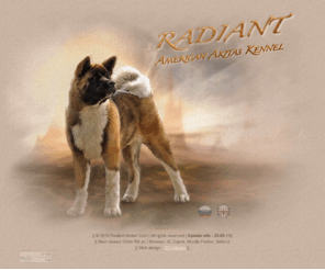 radiant-akitas.com: Питомник Американских Aкит Radiant. Американская акита. American Akitas kennel. Щенки американской акиты. Купить щенка американской акиты. Акита. Кобель для вязок. Акита-ину. Akita. Разведение и продажа щенков породы американская акита. Большая японская собака
Американские акиты питомника Radiant рады приветствовать вас на свооем сайте. Продажа щенков американской акиты. Предлагается для вязок кобель акиты Тула.