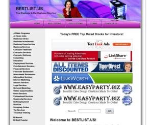 bestlist.us: BESTLIST.US Business Directory - The Searchable Business Directory Listings With Business Information
A searchable business database engine and business directory designed to help you find the companies, products, services, and information you need to make the right business decisions.