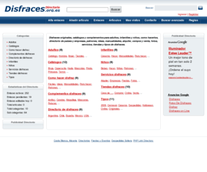 disfraces.org.es: Disfraces
Disfraces originales, catálogos, patrones e ideas, complementos, directorio, servicios y tiendas.