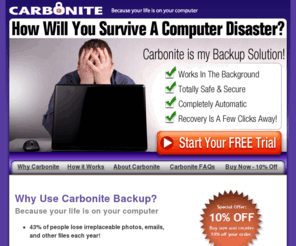 offsitebackups.info: Carbonite - Backup Solution - Avoid Computer Disasters!
