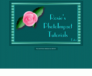 rosiespitutorials.com: Tutorials Main Page
Rosie Hardman - Ixer, Graphics