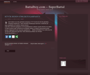 battalboy.com: SUPERBATTAL.COM | - Büyük Beden ERKEK Giyim - Bayan Giyim - ONLINE
SUPERBATTAL.COM | - ONLINE MAGAZA ONLINE MAGAZA