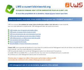 bikiniworld.org: LWS - Le nom de domaine abelmartin.fr a t rserv par lws.fr
LWS, enregistrement de nom de domaine, lws a reserve le domaine abelmartin.fr et s