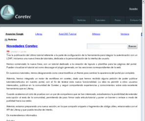 coretec.es: Noticias - Coretec
Coretec, Tecnología, Java, J2EE, Liferay, Pymes, Servicios