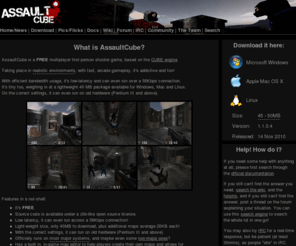 cubers.net: AssaultCube
AssaultCube is a FREE multiplayer first-person shooter game. 
    Taking place in realistic environments, with fast, arcade gameplay, it's addictive and fun!
