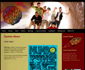 mumbogumbo.com: Mumbo Gumbo
Official Site of Mumbo Gumbo -- a free-range grown-from-the-ground-up band of seven Northern California music makers