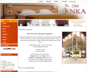 ankaotel.net: Anka Otel Düzce - Anasayfa
Anka Otel Düzce, Düzce'nin Merkezinde Sizin Rahatınız Düşündük