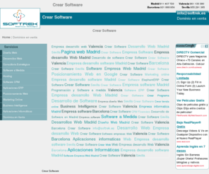 crearsoftware.es: Crear Software
Crear Software Madrid, Barcelona, Valencia, Sevilla