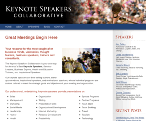 keynotespeakerscollaborative.com: Keynote Speakers | Motivational, Professional, Business Speakers | Keynote Speakers Collaborative
Keynote Speakers Collaborative - America’s Best Keynote Speakers, Seminar Leaders, Business Experts, Health and Education Trainers, and Inspirational Speakers