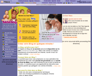 bebeblog.com: BébéBlog  : créer le site de bébé, tenir son journal de grossesse
BebeBlog va vous permettre très simplement de créer votre journal de grossesse puis le carnet de bord de Bébé, pour tenir informés au jour le jour la famille et les amis. 