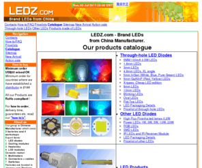 electroniccircuit.net: LED Manufacturer China
Online Catalogue of LEDs and LEd related products from Chinese Manufacturer