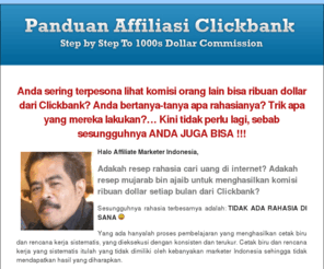 panduanaffiliasiclickbank.com: Panduan Affiliasi Clickbank - Panduan Clickbank Indonesia - Belajar Affiliate Clickbank
Tuntunan Praktis Step by Step, Belajar Meraih Komisi Afiliasi Dari Clickbank