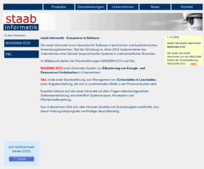 staab-informatik.com: "staab informatik - Software für Energie-Controlling und Extractables und Leachables
