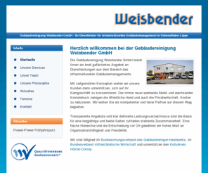 weisbender.com: Gebäudereinigung Weisbender GmbH - Infrastrukturelles Gebäudemanagement in Ostwestfalen-Lippe
