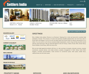 settlersindia.com: Real Estate Agent In India,Real Estate Consultants In India,Property Agent
Settlers India was formed with the sole purpose of providing 