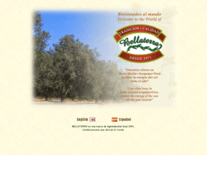 bellaterraolives.com: :: Bellaterra ::
Bellaterra es una empresa dedicada por más de 30 años a producir aceitunas y aceite de oliva en Peru.