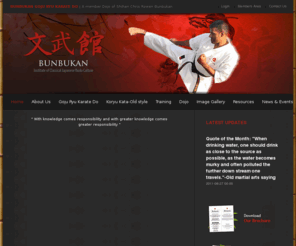 classicalbudo.org: BUNBUKAN Mauritius - BUNBUKAN GOJU RYU KARATE DO
BUNBUKAN Mauritius, A member Dojo of Shihan Chris Rowen, Bunbukan