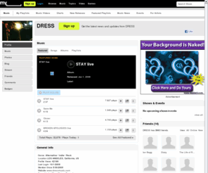 dressmusic.com: DRESS | Free Music, Tour Dates, Photos, Videos
DRESS's official profile including the latest music, albums, songs, music videos and more updates.