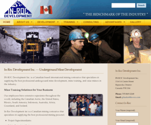 in-roc.com: In-Roc Development Inc. – Mining Development & Training Solutions
In-Roc Development is a Canadian based mining contractor that specializes in supplying professional underground mine development and training.