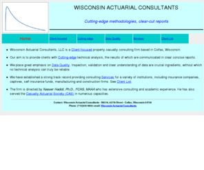 wisconsinactuarial.com: Actuarial Consulting  WISCONSIN ACTUARIAL CONSULTANTS
Consulting 