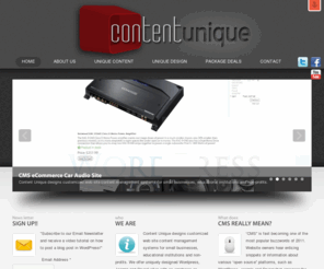 contentunique.com: Content Unique
Content Unique designs customized web site content management systems for small businesses, educational institutions and non-profits.